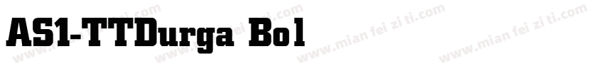 AS1-TTDurga Bold字体转换